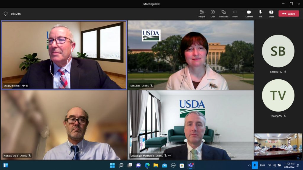 Họp song phương về kiểm dịch thực vật giữa Việt Nam và Hoa Kỳ