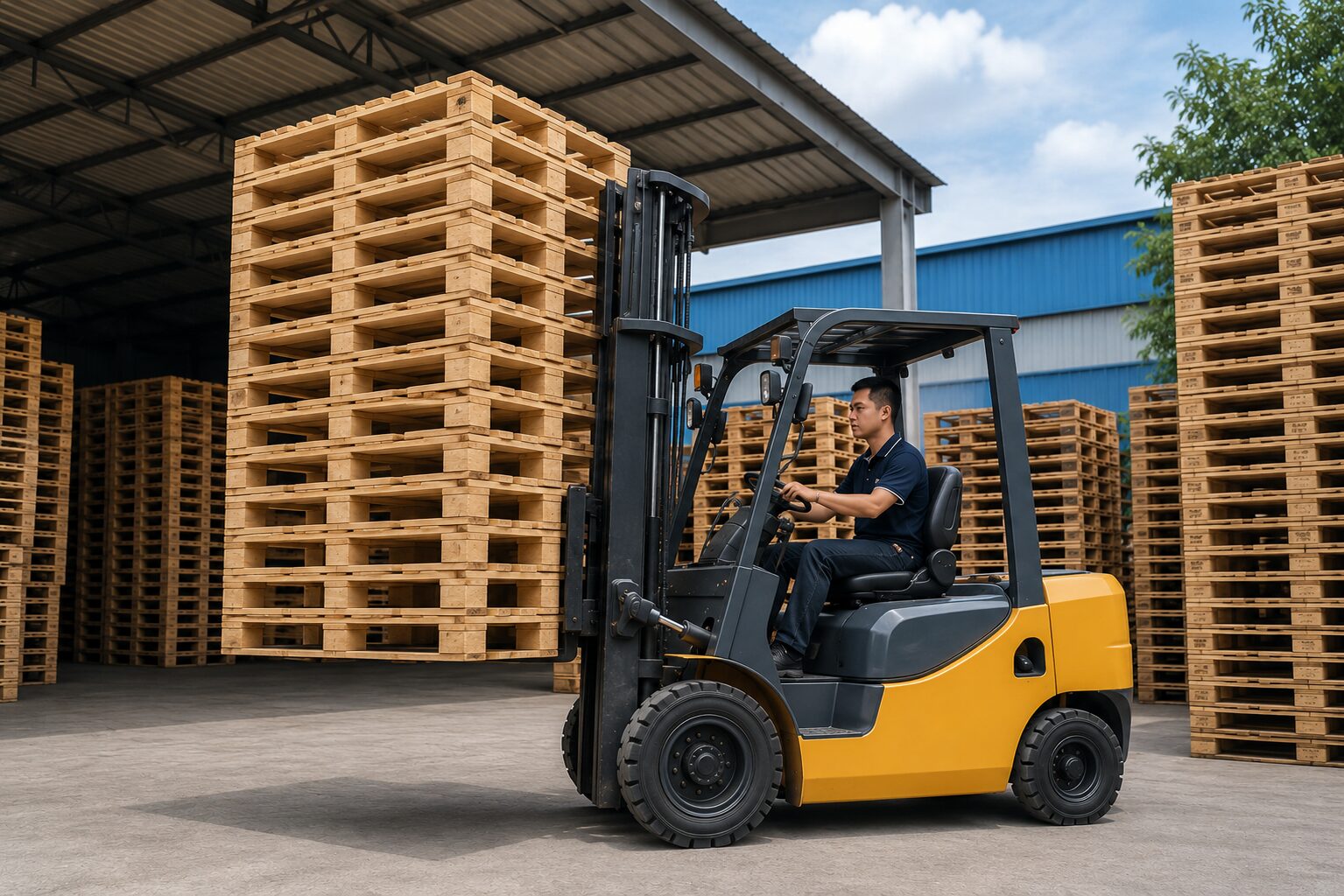Pallet xuất khẩu là gì? Phân loại, tiêu chuẩn và cách chọn đúng cho từng lô hàng