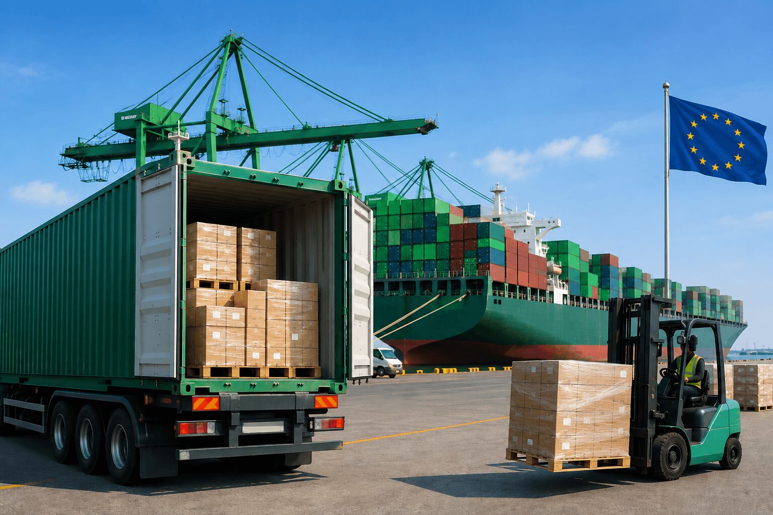 Khử trùng hàng xuất khẩu đi EU
