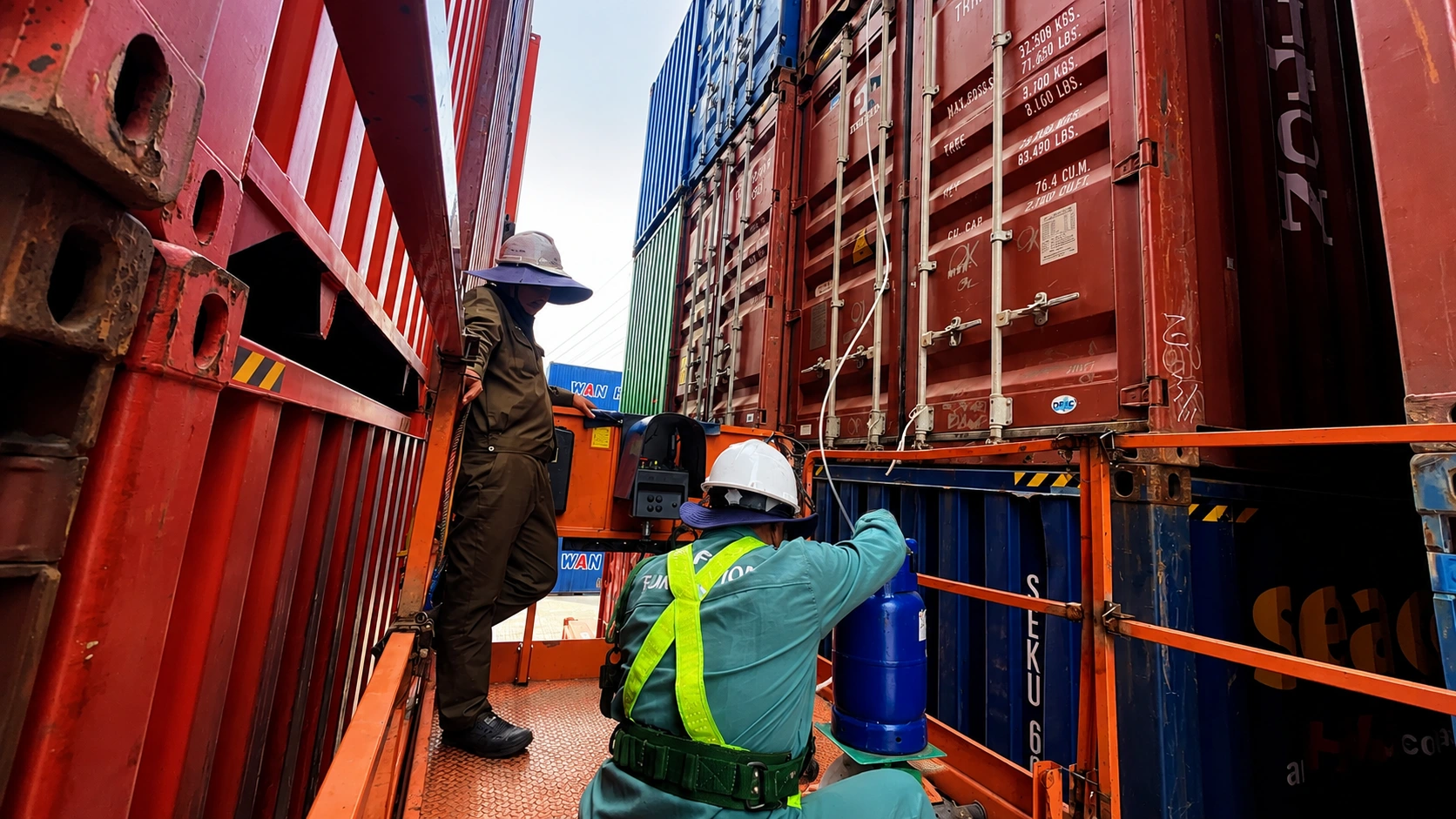 khử trùng container xuất khẩu chuẩn quốc tế