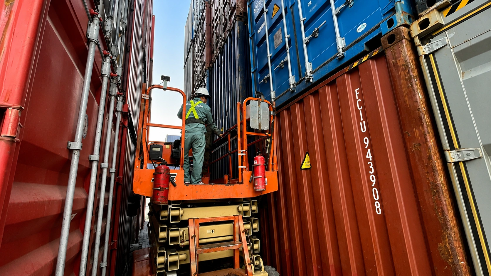 quy trình khử trùng container hàng đI Mỹ