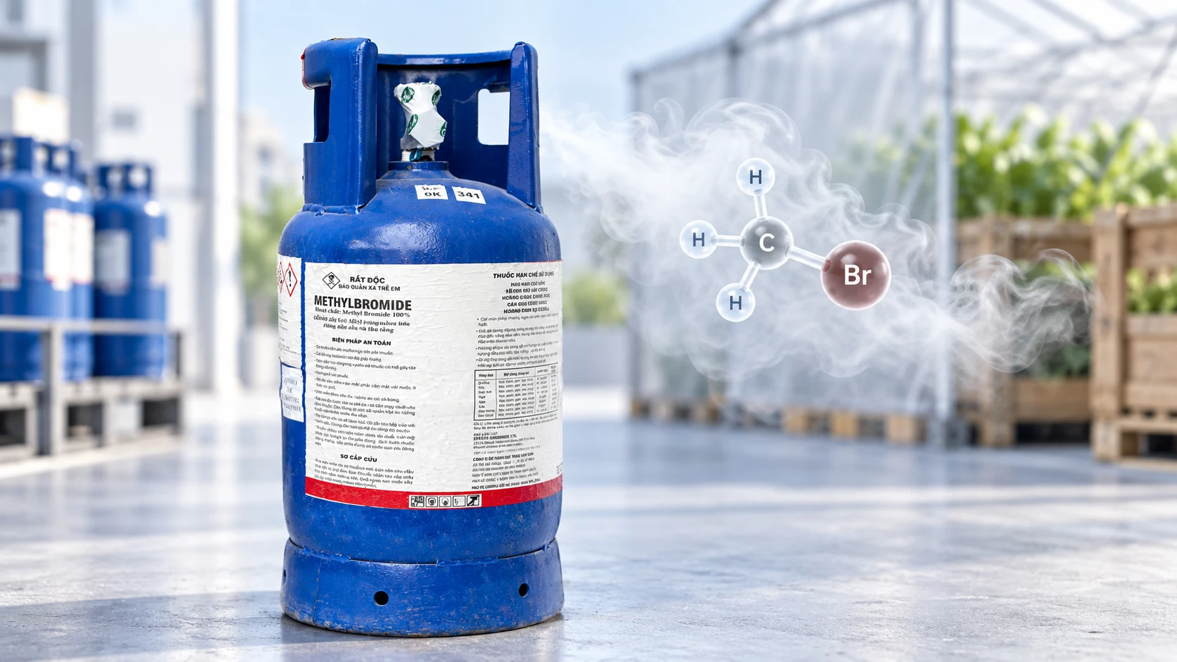 methyl bromide khí hóa lỏng thiết bị hóa hơi