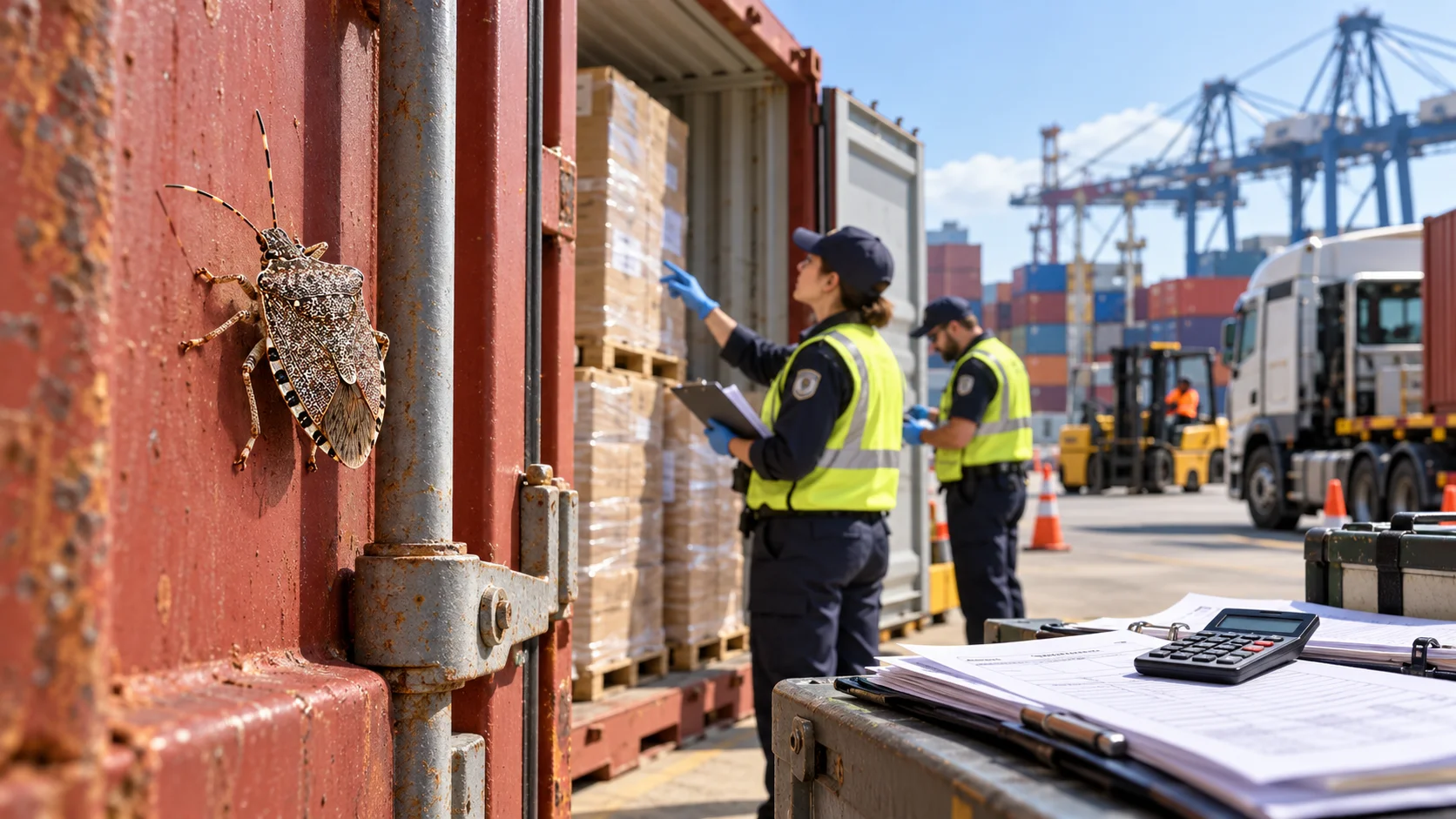 chi phí container nhiễm bmsb tại úc