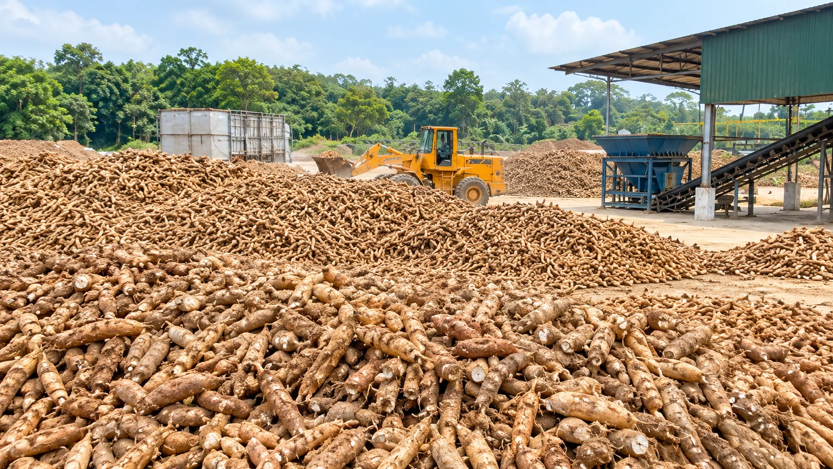 quy trình kiểm dịch sắn lát đi hàn quốc