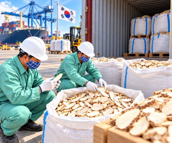 xuất khẩu sắn lát đi hàn quốc